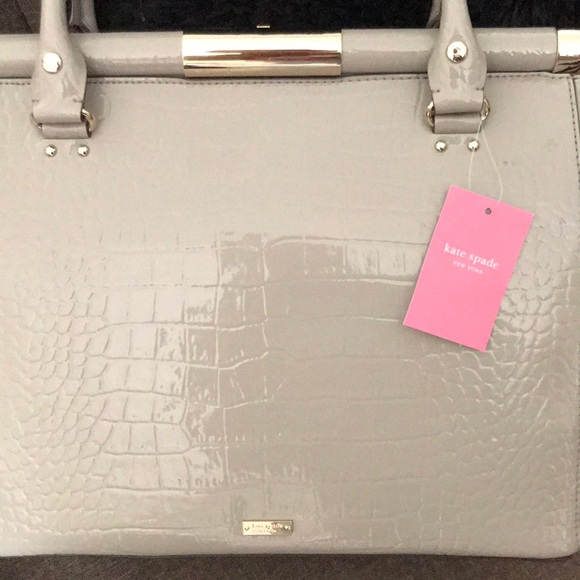 Kate Spade Grey KNIGHTSBRIDGE Large Shoulderbag NWT - Picture 7 of 16